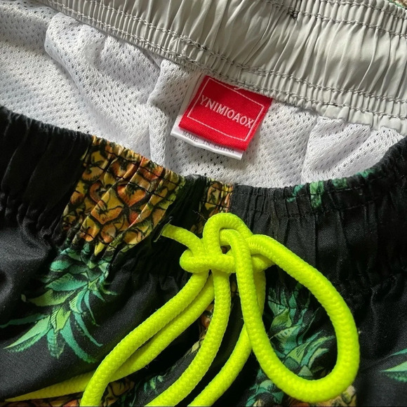 YnimioAOX Men's Swim Trunks Quick Dry Pineapple 🍍 - Picture 9 of 12